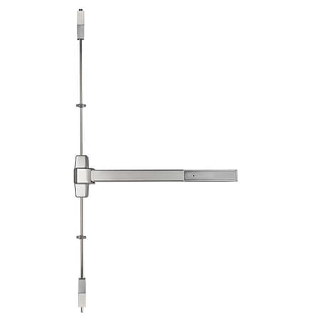 Marks Usa Vertical Rod Panic Device, Exit Only, 36" Width x 84" Height, 32D Satin Stainless Steel M9900VR-36X84-32D